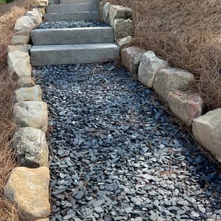 Landscaping and hardscaping project by Cat's Landscape and Hardscape LLC in Canton, GA — photo 2